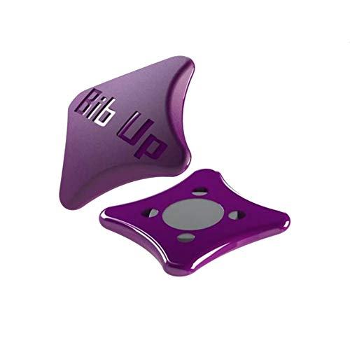 BibUp 3.0 - Sistema magnético para la fijación del número de Carrera (Violet Glitter)
