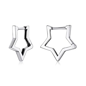 Ster Kleine Hoop Oorbellen 925 Sterling Zilver Minimalistische Huggie Oorbellen voor Vrouwen Sieraden Geschenken