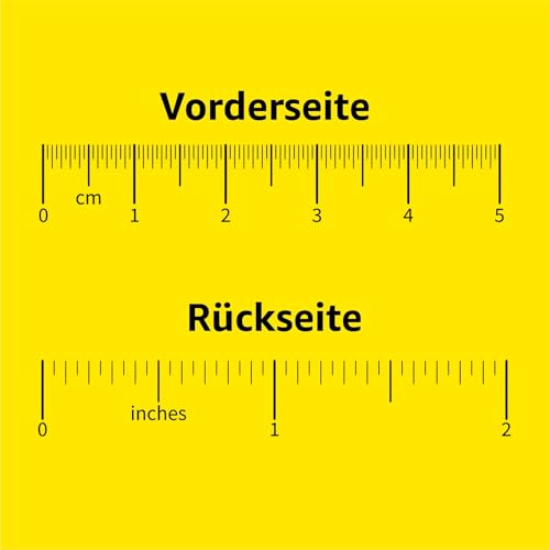 2 in 1 - Massband Maßband cm + INCH Schneidermaßband 150 cm in Aufbewahrungsbox