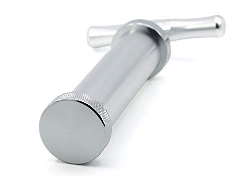 Kwerb Inflator Forma de Polen de Acero Inoxidable Press-T-compresor con Hermosa Caja de Embalaje