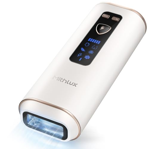 Image of Laser Hair Removal Device for Women & Men with Sapphire Cooling | Gentle IPL Hair Removal for Face & Body - Including Upper Lip, Chin, Arms, Legs, Underarms & Bikini Line