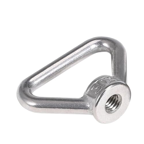 Écrou à œil de levage triangulaire M4 en acier inoxydable 304 pour fixation marine