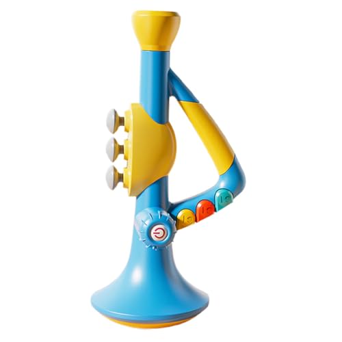 BESPORTBLE Preschool Musical Education Toy Trumpet Horn for Toddlers Boys and Girls Trumpet Toy Safe Design and Multiple Interactive Modes