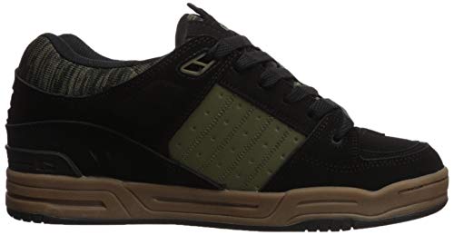Image of Globe Men's Fusion Shoe, Black /Olive /Knit, 10 Medium US