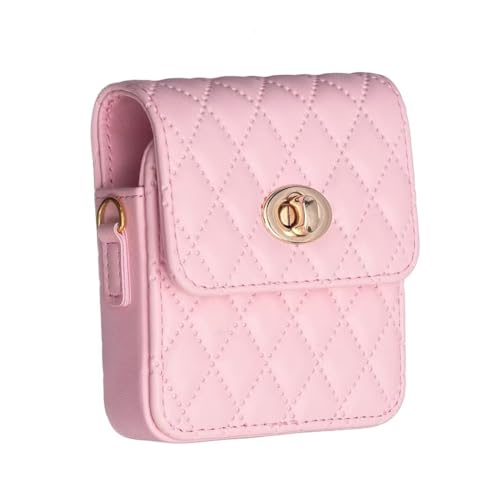 COQUE for Motorola Razr 50 Ultra phone case, stylish mini phone small bag + lanyard phone case-Pink