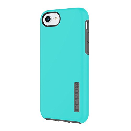 Incipio DualPro iPhone 8 & iPhone 7/6/6s Case with Shock-Absorbing Inner Core & Protective Outer Shell for iPhone 8 & iPhone 7/6/6s - Turquoise/Charcoal