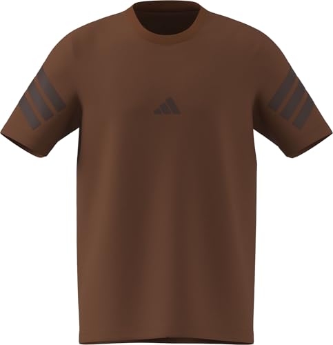 adidas Men's Future Icons Three Stripes TEE, Dusky Bronze, M