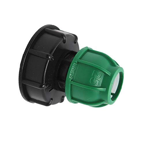 MiJunHD IBC Water Tank Container Adapter S60X6 to 25mm/0.98" Fitting Straight-Pipe Fitting 25mm Hose Connector Quick Joint - Image 3