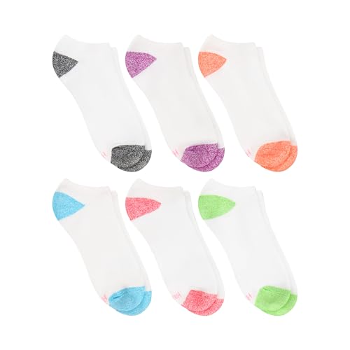 Image of Hanes Women's 6-Pair Comfort Fit No Show Socks