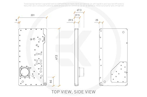 Ekwb Ek-Quantum Reflection Pc-O11D D5 Pwm Distroplate, Digital Rgb, Plexi #TOP7