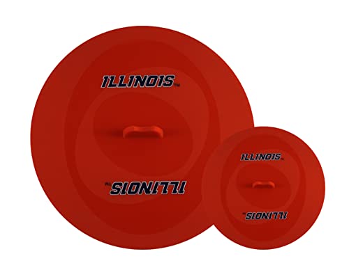 NCAA Illinois Topperz, Orange, set of 2