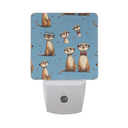Lámpara de noche LED para niños con sensor crepuscular miniatura 7