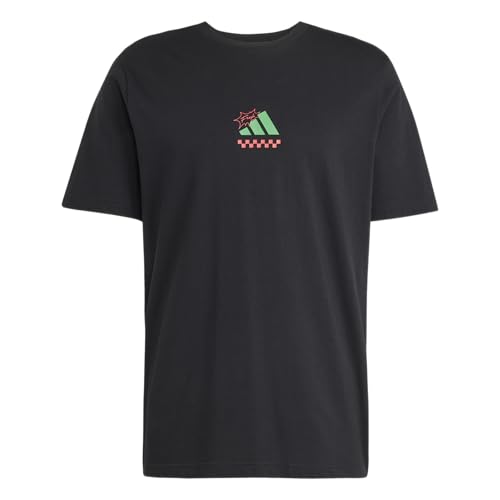 adidas Men's Lounge Pizza Graphic T-Shirt