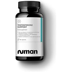 Numan Testosterone Support - Maca Root, Tribulus Terrestris, Zinc, Ginseng - Testosterone Supplements for Men, Essential Vitamins & Minerals - 1100mg per Serving - 60 Capsules