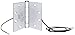 SDC PTH-4Q Steel 626 Dull Chrome Conductor Power Transfer Hinge, 4-1/2
