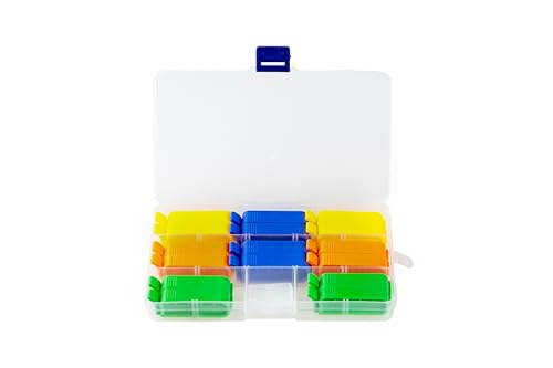 16-Pcs-4CM157IN-Plastic-Dialysis-Bag-Clamp-Sealing-Clip