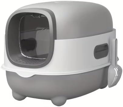 Caixa De Areia Banheiro Sanitário Gatos Fechado Anti Odor