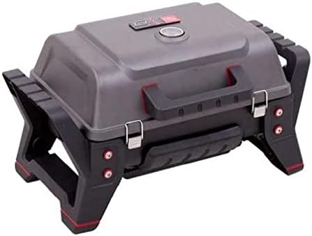 Char-Broil Grill2Go X200 Portable TRU-Infrared Liquid Propane Gas Grill & Grill2Go Carry All Case & 4-Foot Hose and Adapter, Black