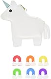 Funkelndes Einhorn Horn, Qualität Einhorn geformter Eingriff und einzigartige Regenbogen Drink Charms, funktioniert auf jedem Getränk Rand