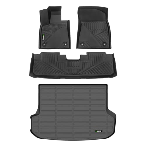 HAFIDI Car Floor Mats & Cargo Liner for 2016-2022 RX RX350/ RX450h (Not for RXL) All Weather Floor Liners Custom Fit Full Set Accessories - Black