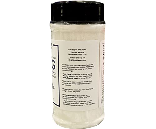 All Natural Plant Based Msg Seasoning Monosodium Glutamate Xl 12 Ounce Bottle Gluten Free Restaurant Grade Flavor Enhancer By Spqr Seasonings #TOP6