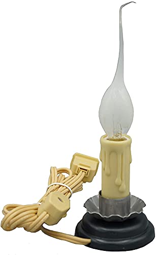 Creative-Hobbies-Rustic-Country-Candle-Lamp-OnOff-Switch-Metal-Trim-Plug-in-5-inch-Tall-Overall-6-Pack Creative Hobbies Rustic Country Candle Lamp OnOff Switch Metal Trim Plug in 5 inch Tall Overall 6 Pack