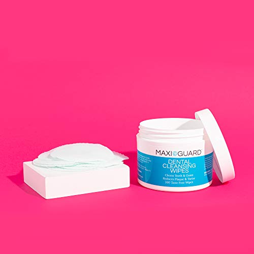 MaxiGuard Dental Cleansing Wipes for Dogs, Cats, Horses and Companion Animals (100 Wipes