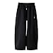 Baggy Jogginghose Kinder Jungen Baumwolle Open Leg Jogger Hosen Jungs Elastische Taille Weites Bein Sporthose Lang Sweatpants Teenager Track Pants Grau Warme Jogging Hose mit Taschen Kodelzug