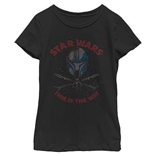 T-shirt Star Wars Mandalorian fille noir le cadeau parfait pour les jeunes passionnées