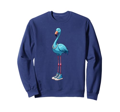 Blue Flamingo Florida Democrat in Pearls & Sneakers Sweatshirt