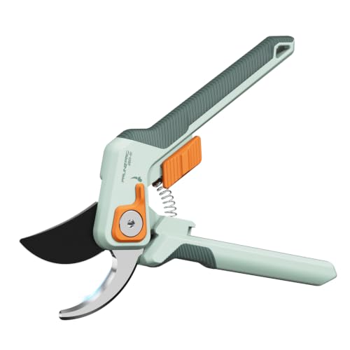 PrunePro Pruning Shears for Gardening Professional Bypass Hand Pruner Up to 1 Inch Cut Capacity...