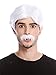 Produktbild WIG ME UP - 4129-ZA62 Perücke Bart Herren Schnauzbart Alter Bulle Cop Gigolo 70er Jahre Weiß