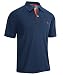 V VALANCH Polo Shirts for Men Short Sleeve Golf Polo Moisture Wicking Casual Collared Shirt Tennis Polo Navy Blue XL
