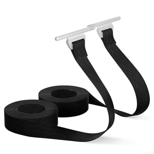 Correas de tracción para toldo de caravana con correas de nailon fuertes y conectores de plástico, diseñadas para controlar el mecanismo de rollo de toldo y evitar daños