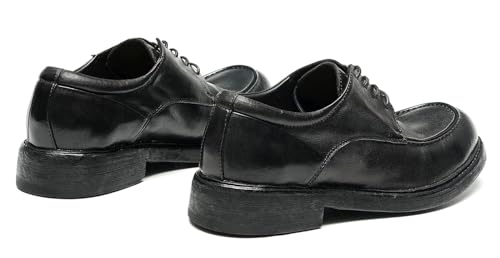 Santimon Mens Oxfords Fomarl Dress Genuine Leather Goodyear Welted Handicraft Derby Fashion Tuxedo Wedding Business Casual Prom Shoes for Men4