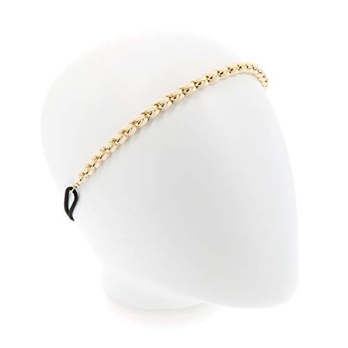 White and Golden Suede Headband - Women Hair Band - Image 3