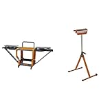 Bora Portamate PM-8000 Miter Saw Stand Work Station with Folding Wings and BORA Portamate PM-5093 Tri Function Pedestal Roller