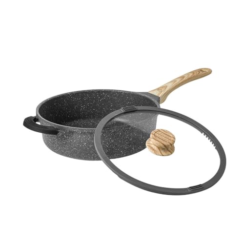 Wok de piedra antiadherente resistente al calor miniatura 1