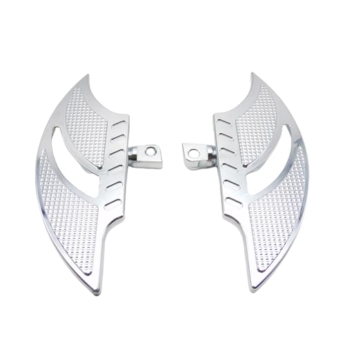 Pédales Mâles de Moto Chrome et Finition Soignée pour Dyna Sportster