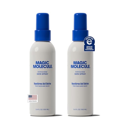 Magic Molecule Hypochlorous Acid Spray for Breakout-Prone Skin, Eczema & Itchy Rashes | Helps...