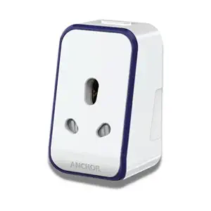 Anchor by Panasonic 16A WiFi Smart Plug with Energy Monitoring Powered by Panasonic MirAie suitable for Large Appliances like Geysers,OFR's,Air Conditioner (Works with Alexa & Google Assistant,24062)