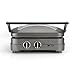 Produktbild Cuisinart Griddler Elite | Sandwichtoaster, Paninipresse, Kontaktgrill, elektrische Grillplatte | Abnehmbare Antihaftplatten | Spülmaschinenfest | Gesundes Grillen, weniger Öl | Grau