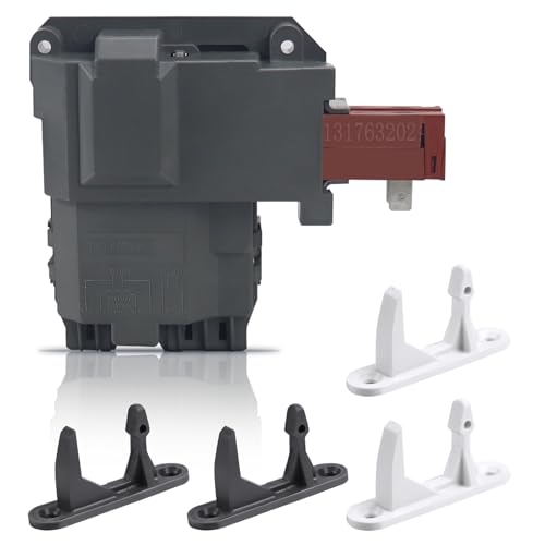 Upgraded 131763256 Washer Door Lock with Premium Quality Materials Compatible with G-E Elect-rolux and Fri-gida-ire Front Load Washers Replace 131763256 0131763202 131269400 131763200 AP4455026