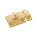 Belwith-Keeler B056714-04 Vintage 1900 Latch 2-7/16-inch X 1-9/16-inch, Satin Brass