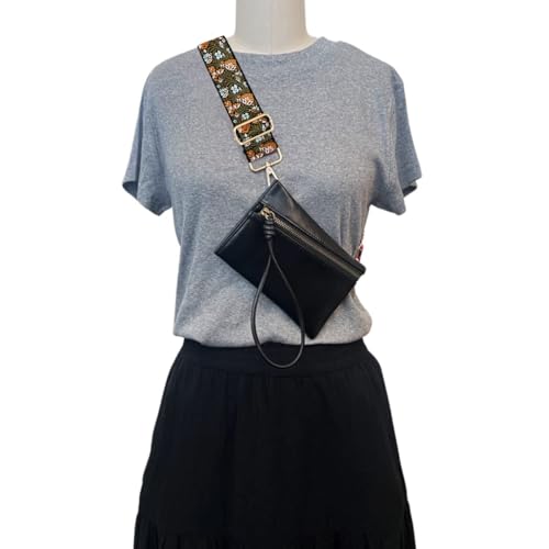 Image of Purse Strap Replacement Wide Adjustable Crossbody Shoulder Strap Guitar Straps for Handbags