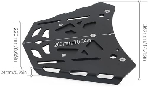 Support de coffre pour Yamaha Tracer et rack de rangement arrière moto - 5