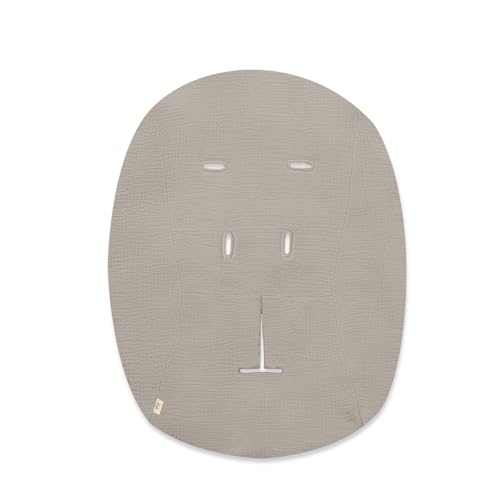 hauck - hauck Housse Transat Bebe pour Balancelle Alpha Bouncer Premium, Alpha Bouncer Deluxe, Alpha Bouncer 2in1, Coton Mousseline Respirant, 85 cm x 74 cm x 0,25 cm, Beige - -6%