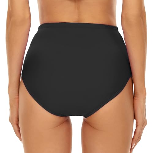 Annbon Slimming Artifact High Waisted Bikini Bottom Tummy Control Full Coverage Bikini Bottom Swimsuit Bottoms for Women2