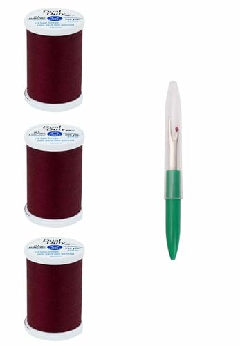 Hilo de coser Coats & Clark Dual Duty XP poliéster 250 yd 3 unidades miniatura 1
