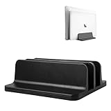 Vertical Laptop Stand,Double Desktop Stand Holder with Adjustable Dock (Up to 17.3 inch), Fits All...